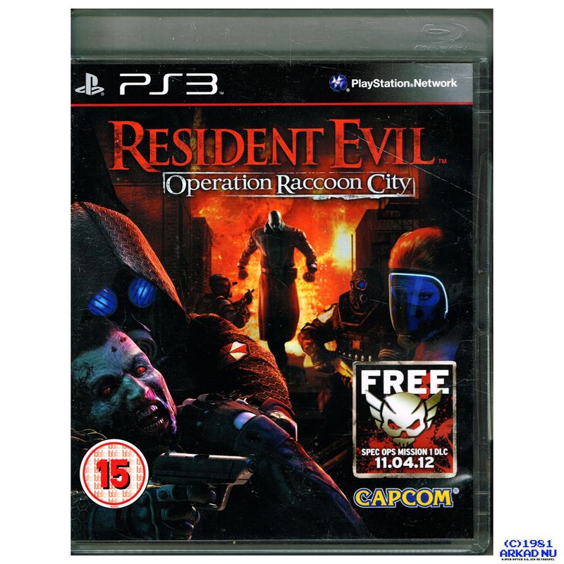 RESIDENT EVIL OPERATION RACCOON CITY PS3