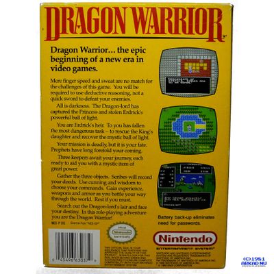 DRAGON WARRIOR NES REV-A USA