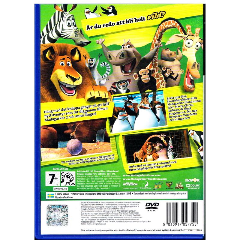 MADAGASKAR 2 PS2