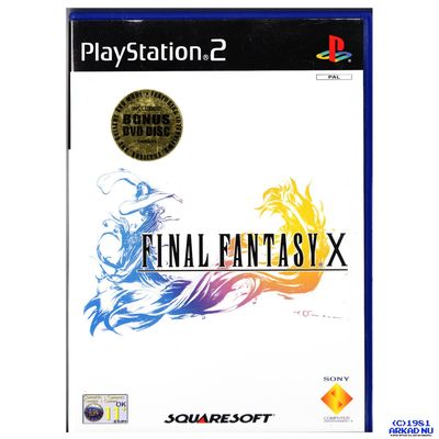 FINAL FANTASY X PS2 MED BONUS DVD