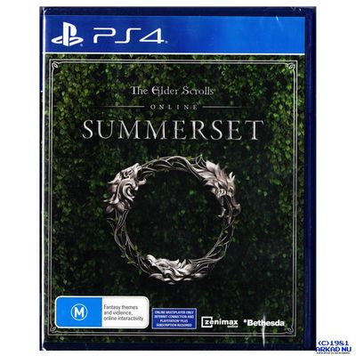 THE ELDER SCROLLS ONLINE SUMMERSET PS4