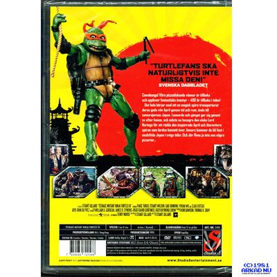 TEENAGE MUTANT NINJA TURTLES 3 DVD