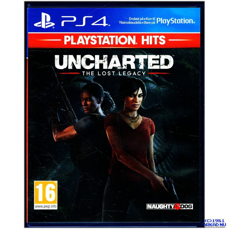 UNCHARTED THE LOST LEGACY PS4