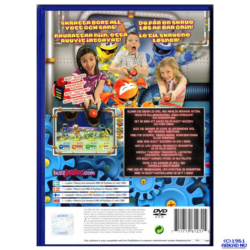 BUZZ JUNIOR ROBOJAM PS2