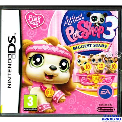 LITTLEST PETSHOP 3 BIGGEST STARS PINK TEAM DS