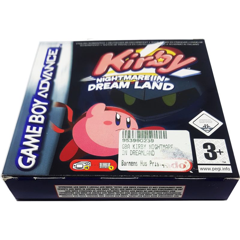 KIRBY NIGHTMARE IN DREAM LAND GAMEBOY ADVANCE