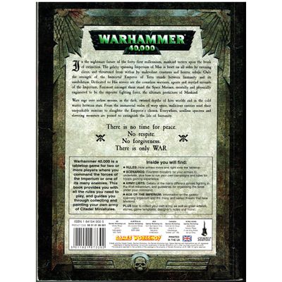 WARHAMMER 40000 3RD EDITION RULEBOOK