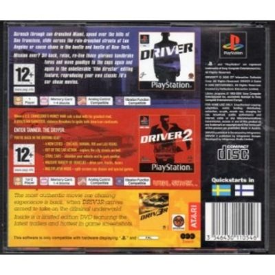 DRIVER + DRIVER 2 PS1