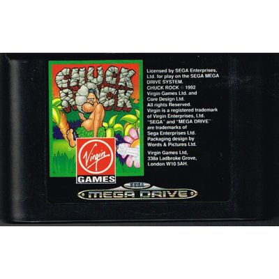 CHUCK ROCK MEGA DRIVE