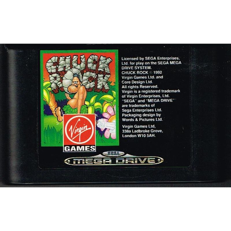 CHUCK ROCK MEGA DRIVE