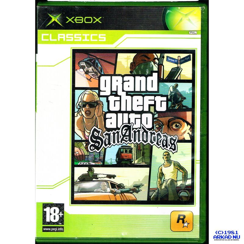 GRAND THEFT AUTO SAN ANDREAS XBOX