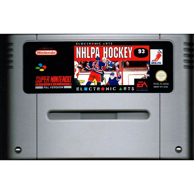 NHLPA HOCKEY 93 SNES SCN