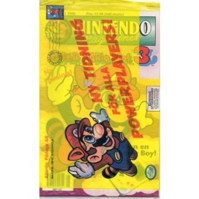 NINTENDO MAGASINET NR 1 1990 MED POWERPLAYER