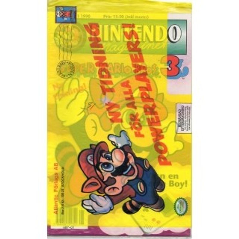 NINTENDO MAGASINET NR 1 1990 MED POWERPLAYER