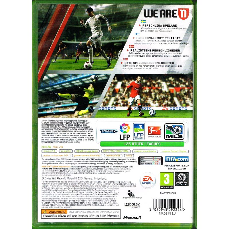 FIFA 11 XBOX 360