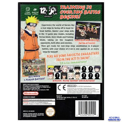 NARUTO CLASH OF NINJA EUROPEAN VERSION GAMECUBE