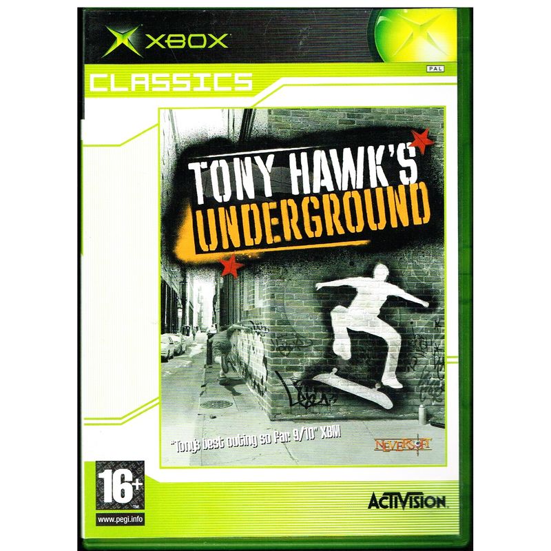 TONY HAWKS UNDERGROUND XBOX