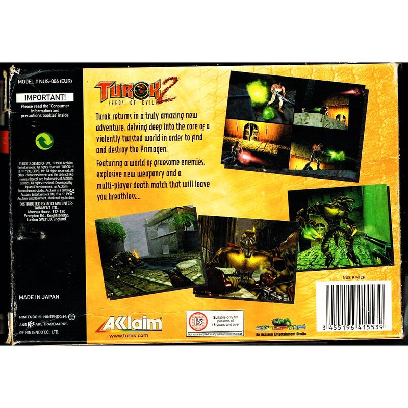 TUROK 2 SEEDS OF EVIL N64