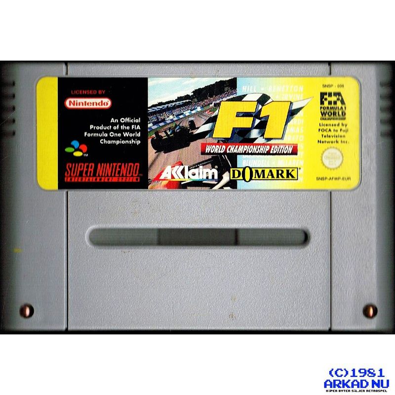 F1 WORLD CHAMPIONSHIP EDITION SNES