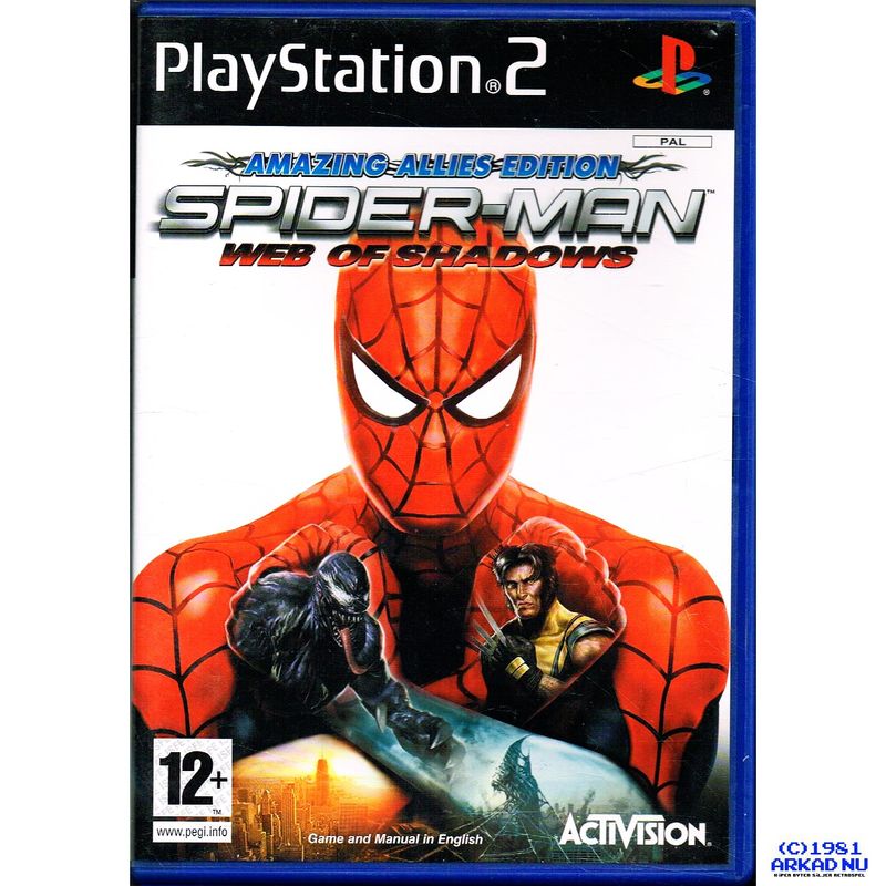 SPIDER-MAN WEB OF SHADOWS AMAZING ALLIES EDITION PS2