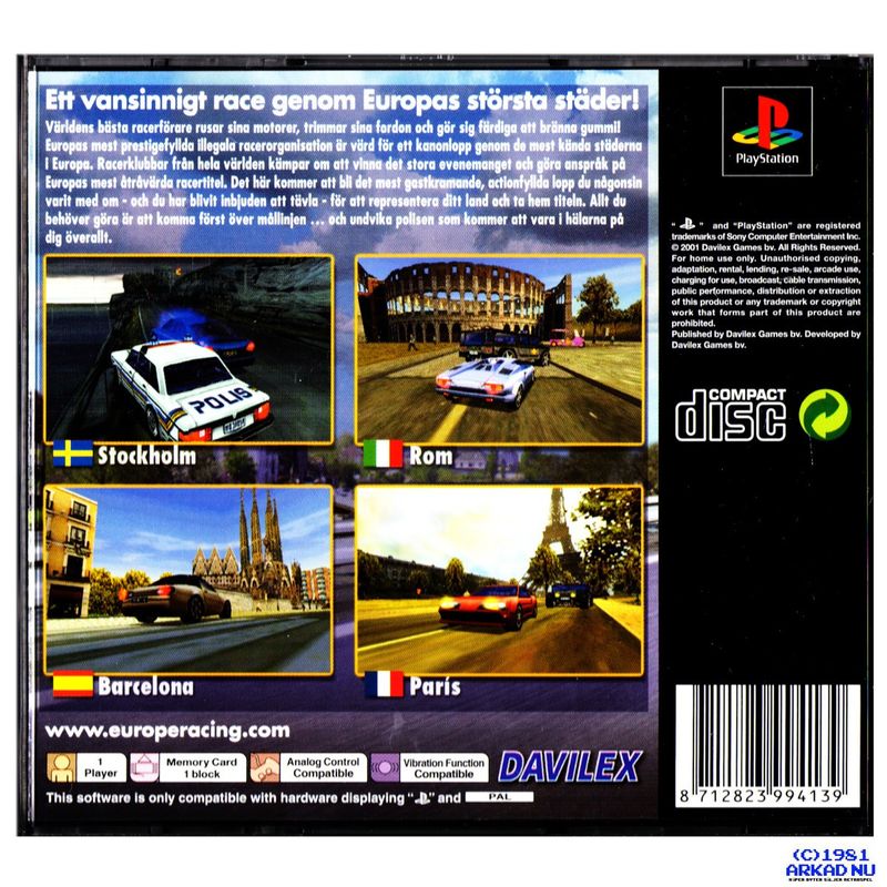 EURO RACER PS1