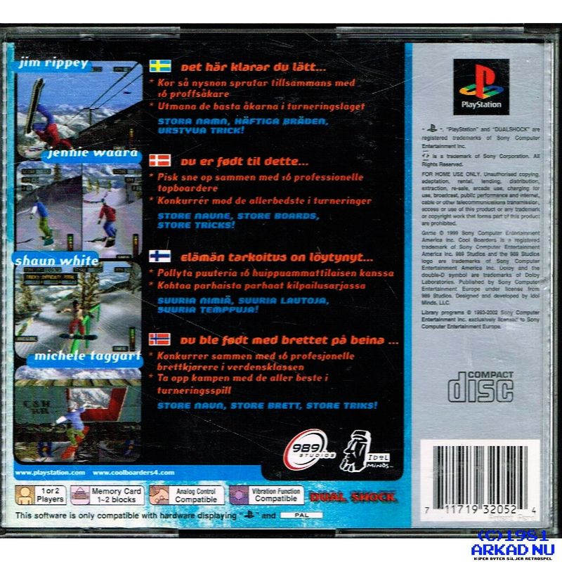 COOL BOARDERS 4 PS1