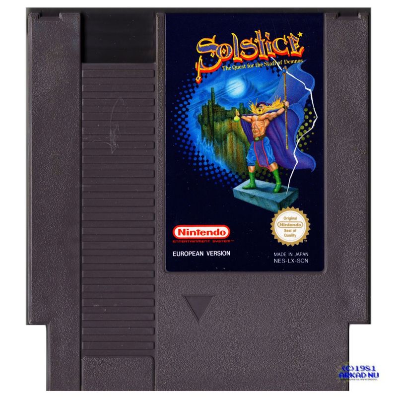 SOLSTICE THE QUEST FOR THE STAFF OF DEMONS NES SCN