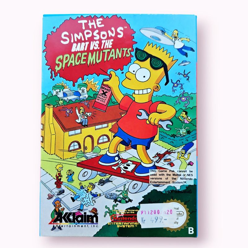 BART VS THE SPACE MUTANTS NES SCN