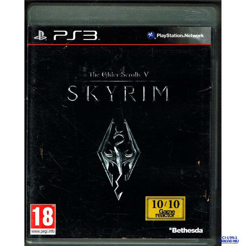 SKYRIM ELDER SCROLLS 5 PS3