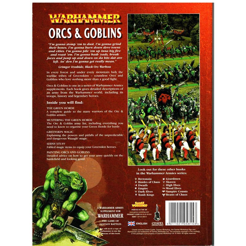 ORCS & GOBLINS WARHAMMER