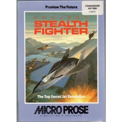 PROJECT STEALTH FIGHTER C64 TAPE