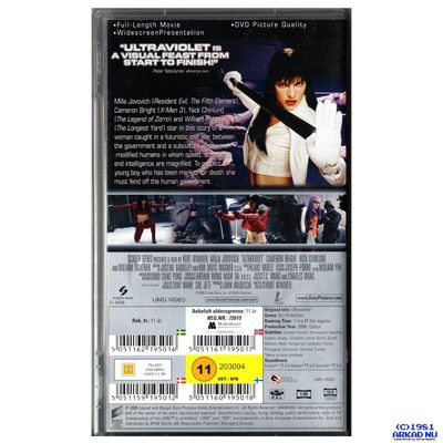 ULTRAVIOLET UMD FILM