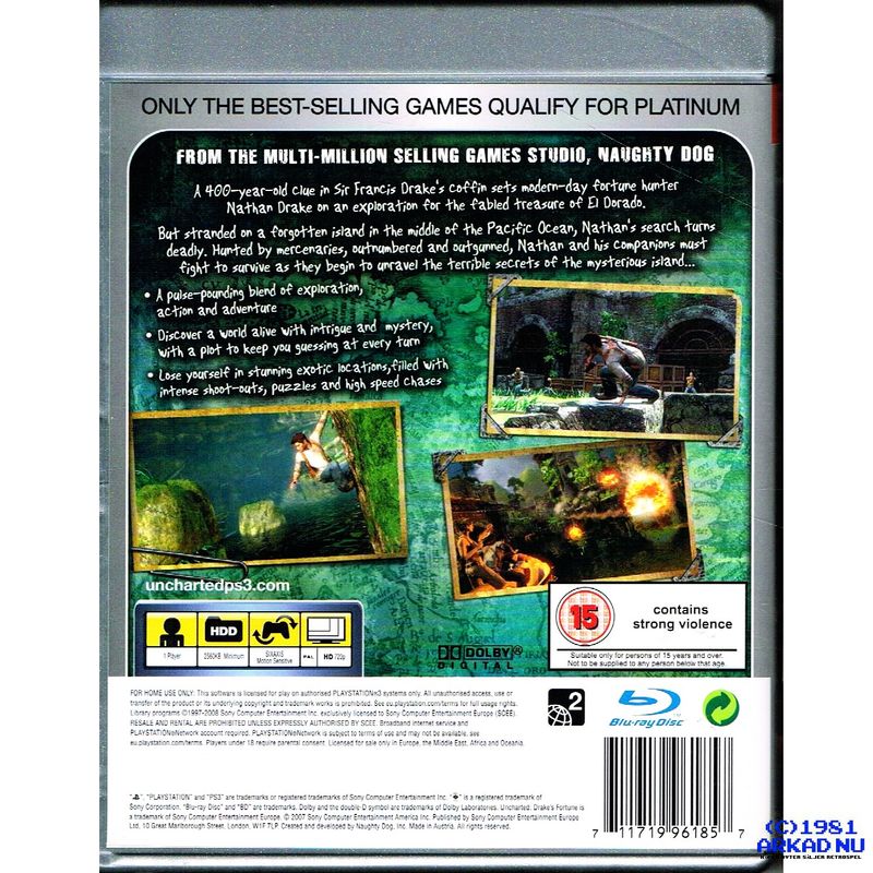 UNCHARTED DRAKES FORTUNE PS3