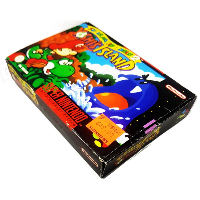 SUPER MARIO WORLD 2 YOSHIS ISLAND SNES SCN MED SVENSKT HÄFTE A4