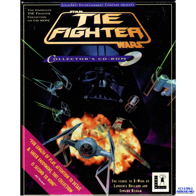 STAR WARS TIE FIGHTER COLLECTORS CDROM PC BIGBOX