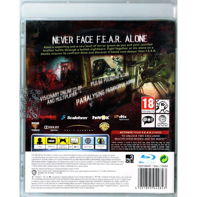 FEAR 3 PS3