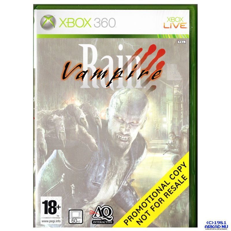 VAMPIRE RAIN PROMO XBOX 360