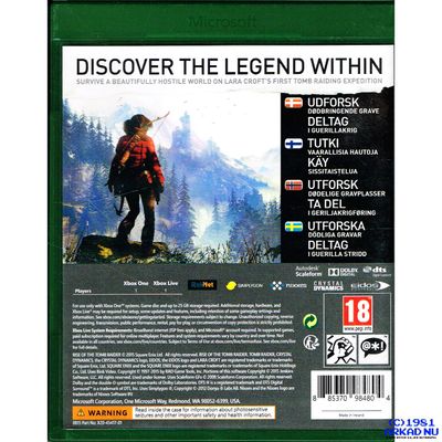 RISE OF THE TOMB RAIDER XBOX ONE