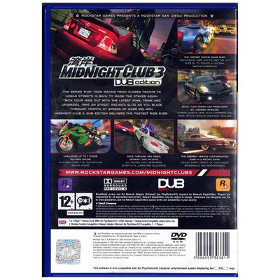 MIDNIGHT CLUB 3 DUB EDITION PS2