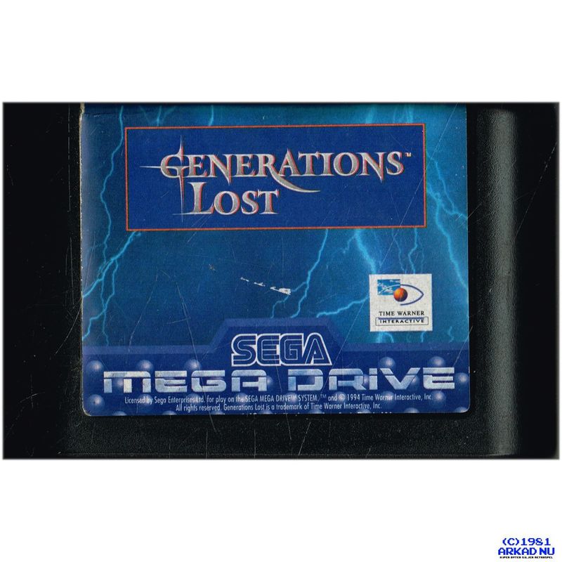 GENERATIONS LOST MEGADRIVE