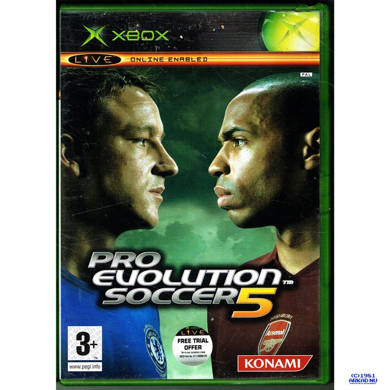 PRO EVOLUTION SOCCER 5 XBOX