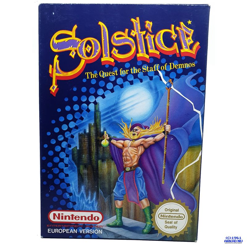 SOLSTICE THE QUEST FOR THE STAFF OF DEMONS NES SCN