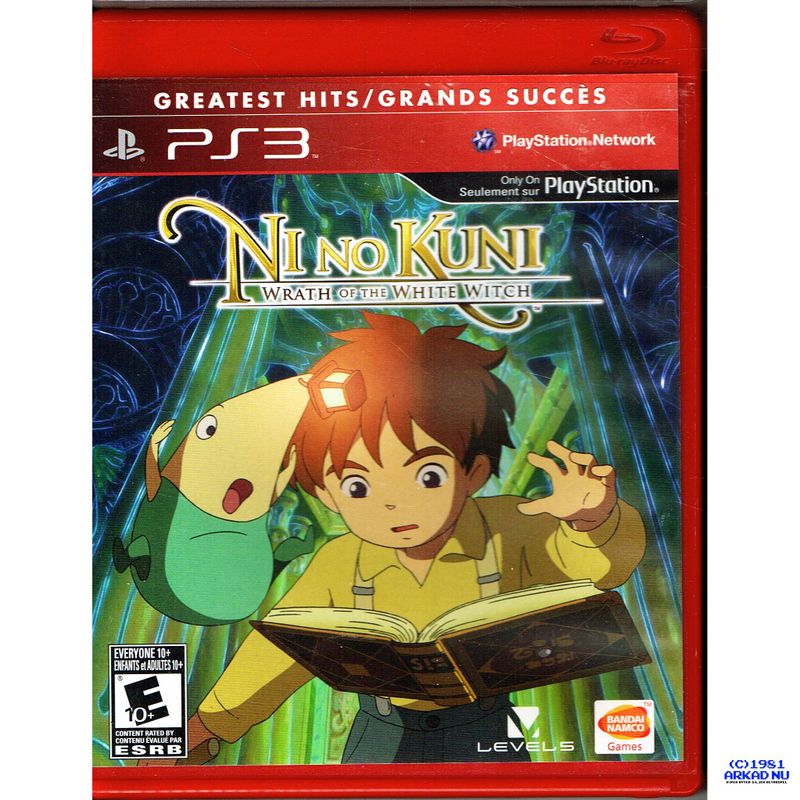 NI NO KUNI WRATH OF THE WHITE WITCH PS3 NTSC USA