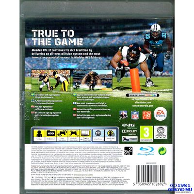 MADDEN NFL 12 PS3