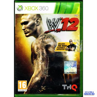 WWE 12 XBOX 360