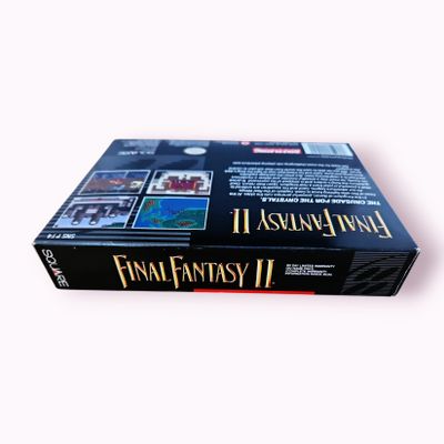 FINAL FANTASY II SNES NTSC USA MED ORIGINAL KVITTO