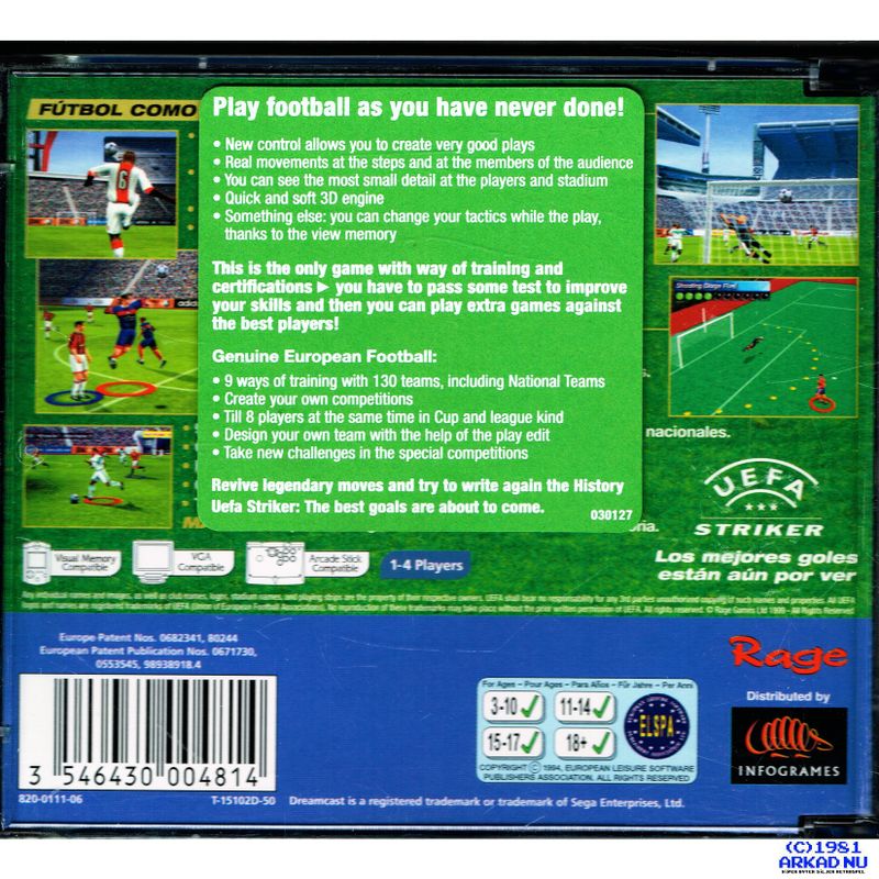UEFA STRIKER DREAMCAST
