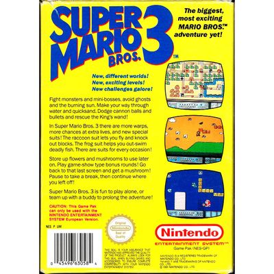 SUPER MARIO BROS 3 NES SCN