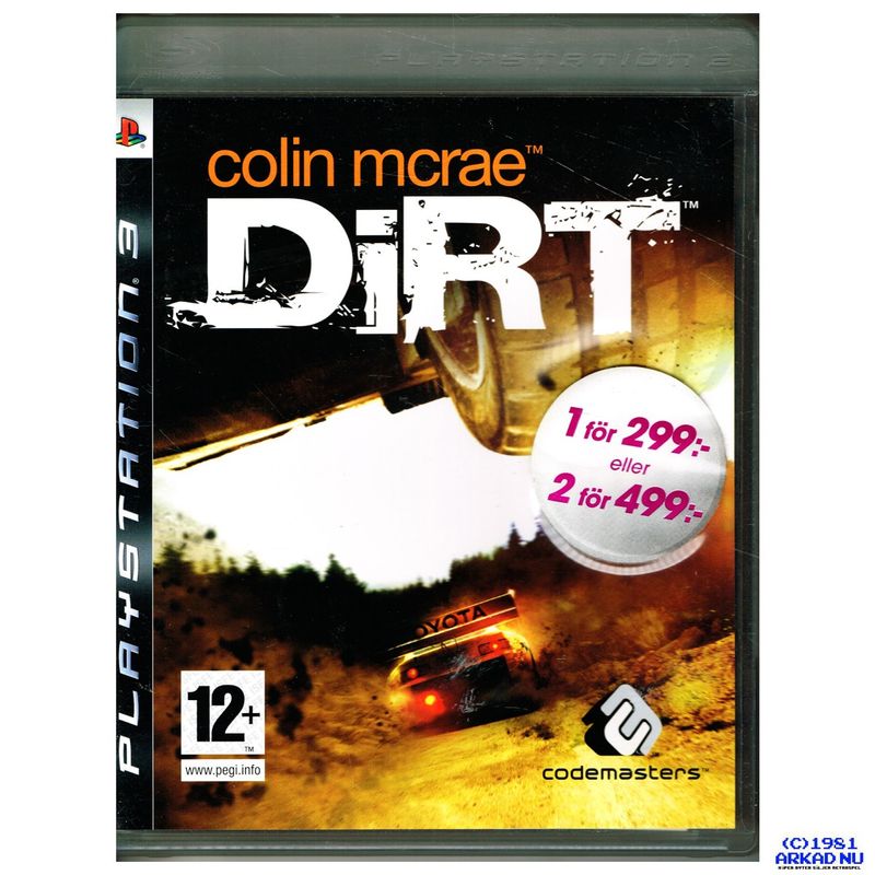 COLIN MCRAE DIRT PS3