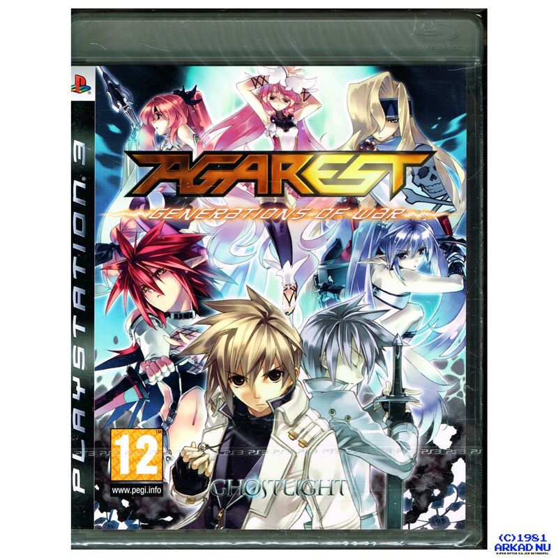 AGAREST GENERATIONS OF WAR PS3